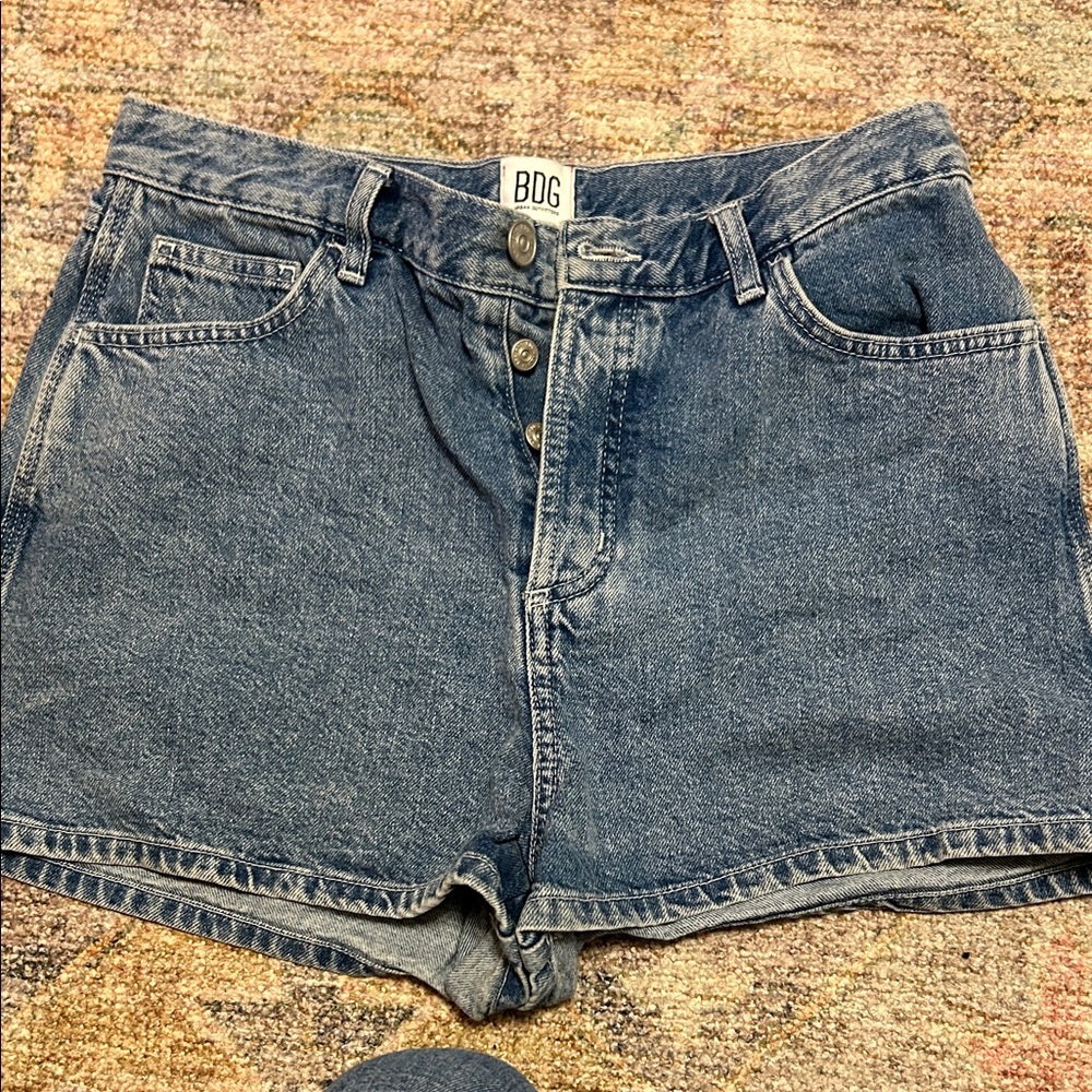 Urban Outfitters Dark Blue Jean Shorts